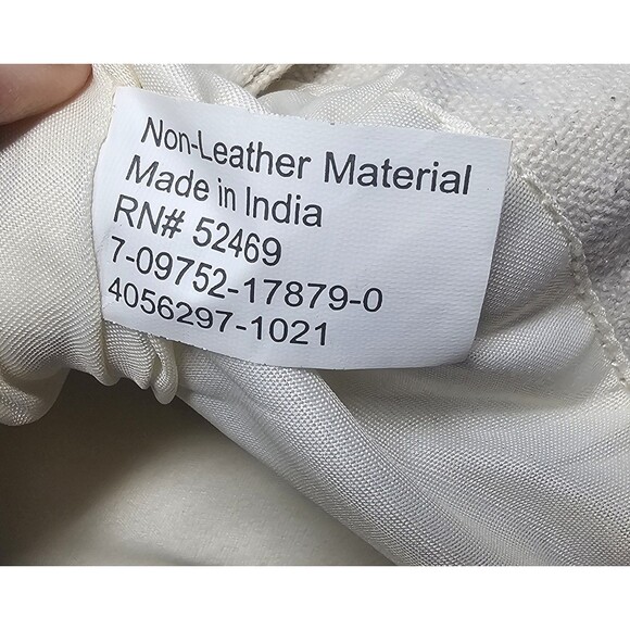 No Boundaries Women's Woven Beach Boho Tote Diaper Bag Mint Stripe Made In India - Picture 8 of 16